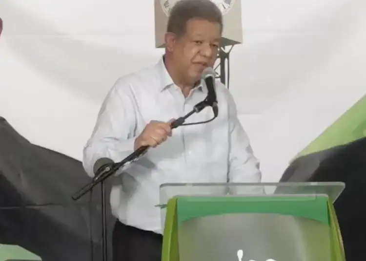 Leonel Fernández en Montecristi